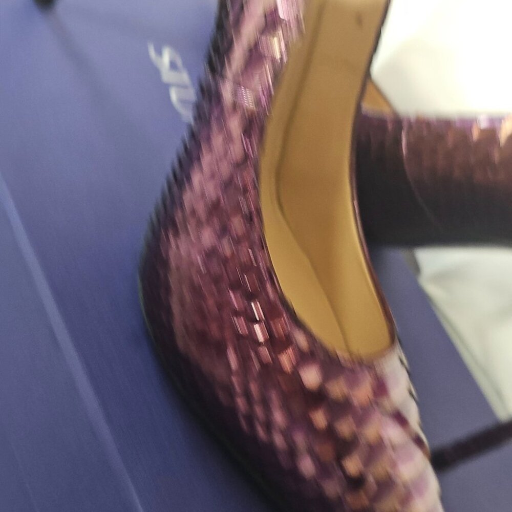 Stuart Weitzman Nouveau Viola Midas Python Heels - image 13